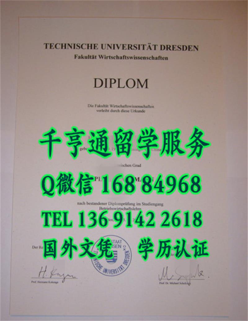 德国德累斯顿工业大学毕业证案例实拍