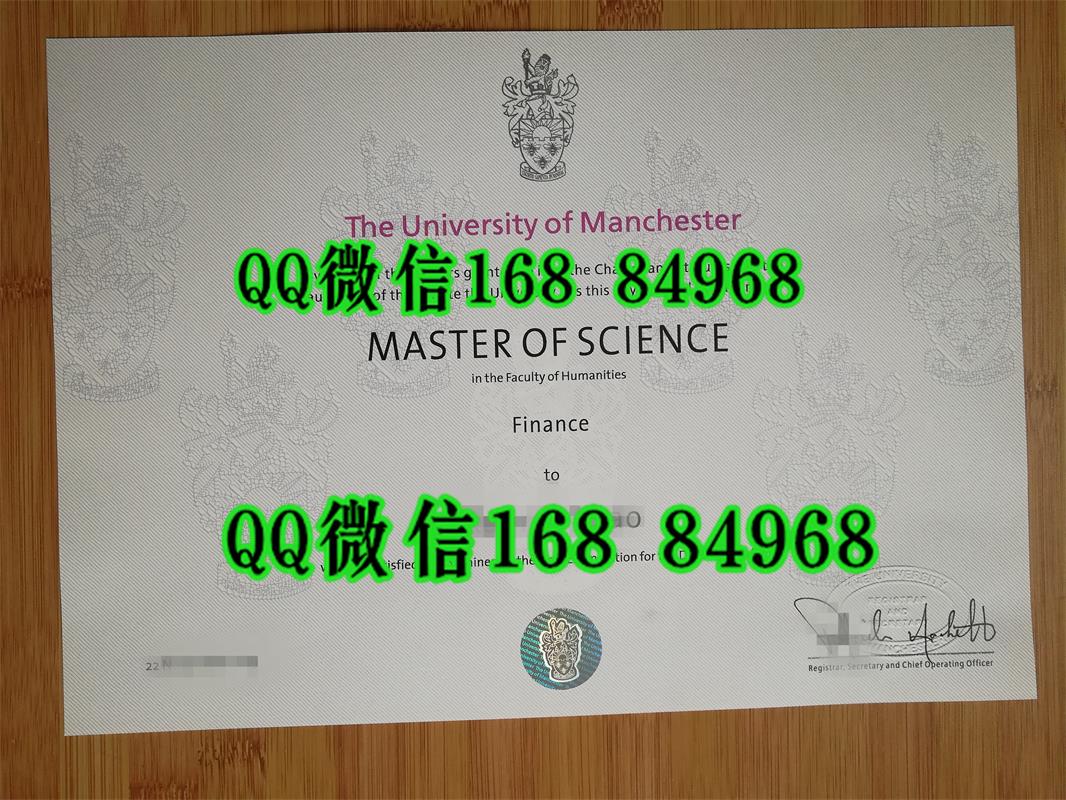 英国曼彻斯特大学毕业证防伪实拍，University of Manchester diploma degree