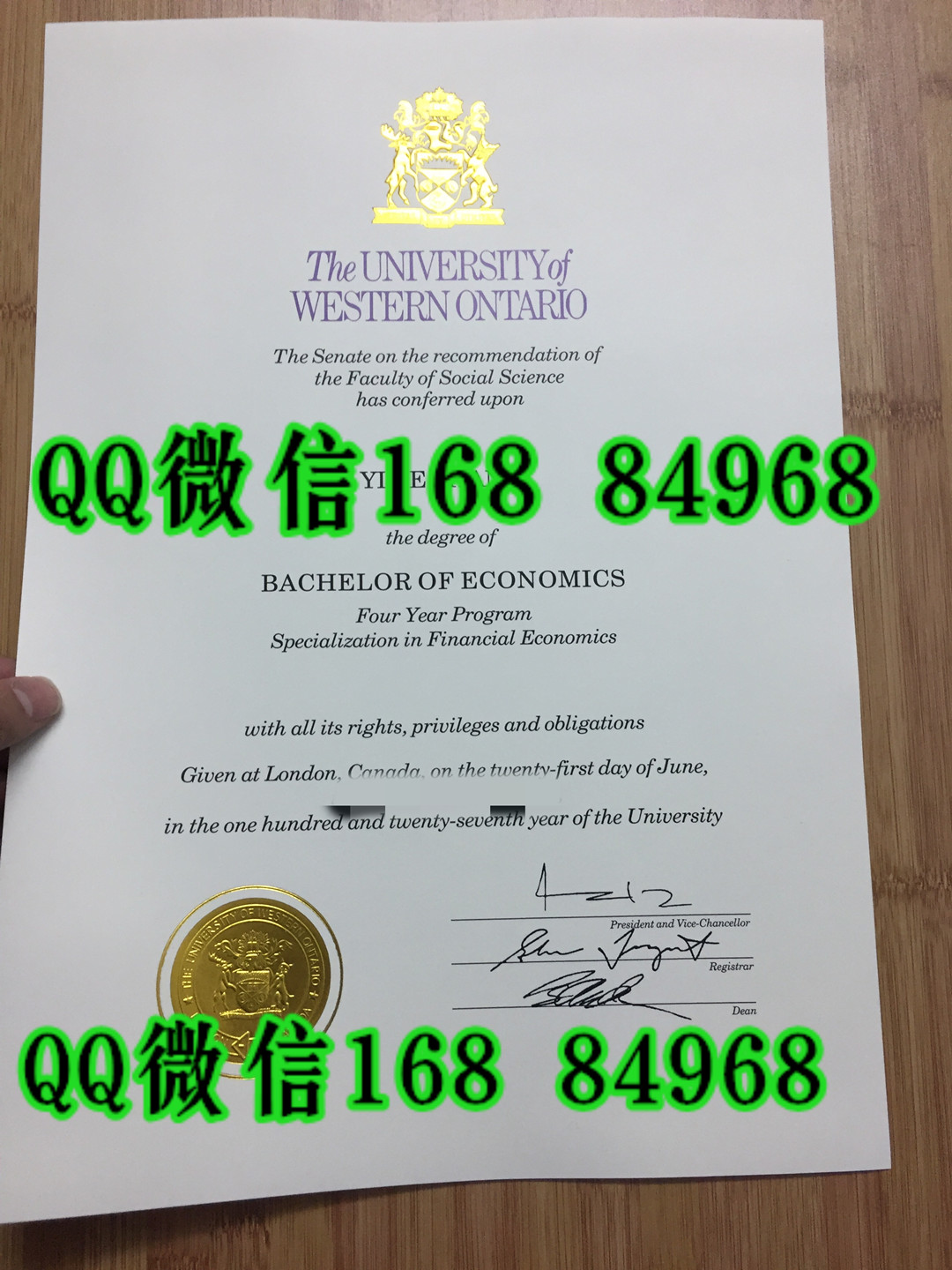 加拿大西安大略大学UWO毕业证范例大放送，university western ontario diploma