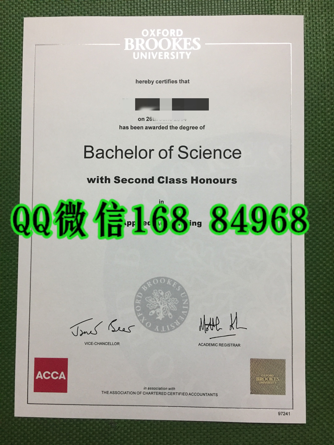 ACCA海外学历:2021年牛津布鲁克斯大学(OBU学位毕业证,Oxford Brookes University diploma degree