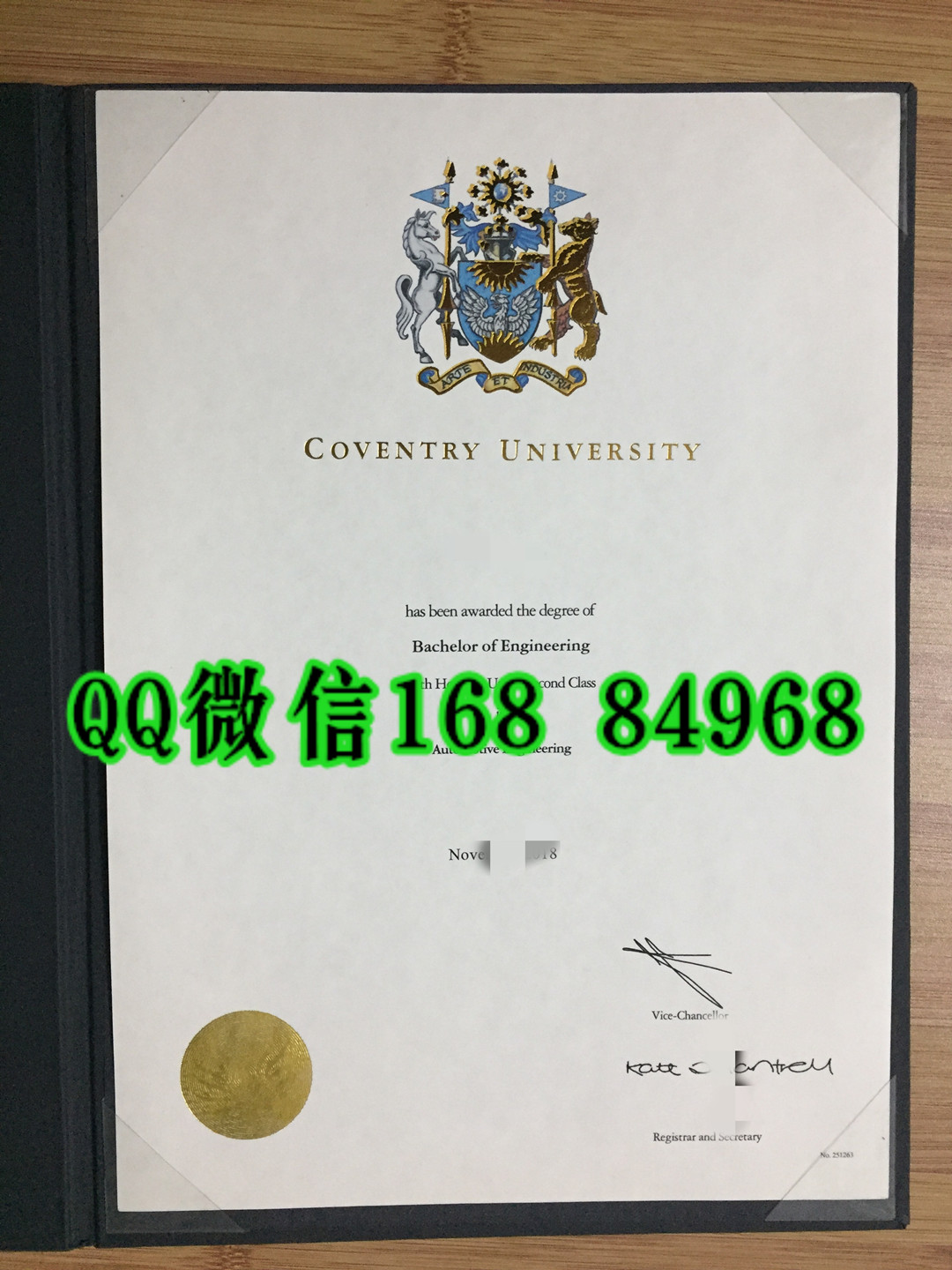 拍摄考文垂大学毕业证分享,英国考文垂大学Coventry University文凭购买