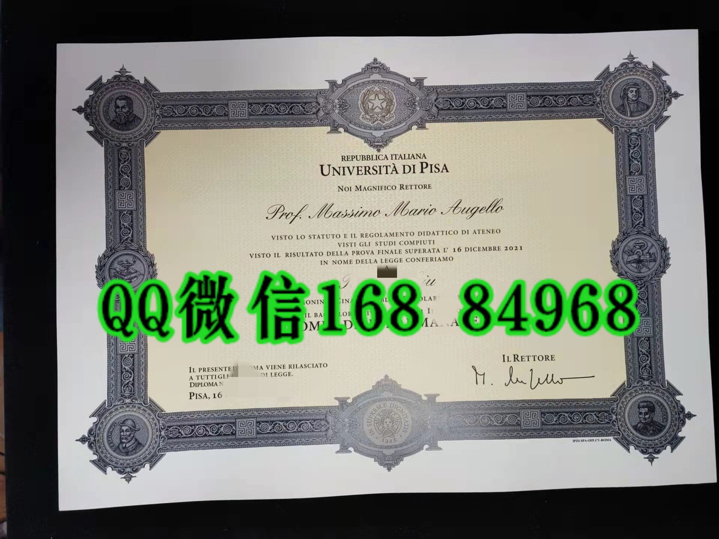 意大利比萨大学学位毕业证制作，University of Pisa diploma degree