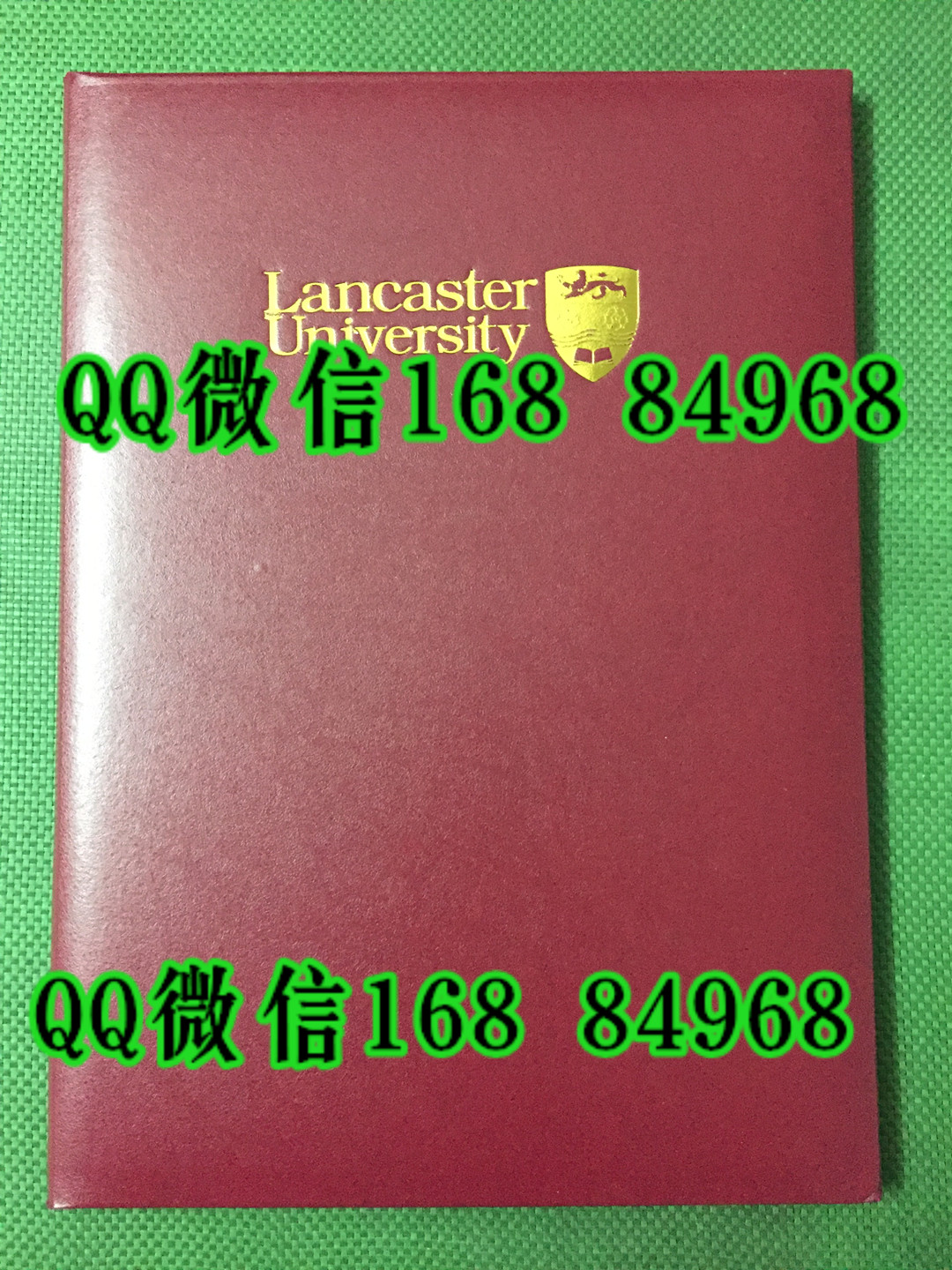 工厂开模定制英国兰卡斯特大学毕业证外壳，lancaster university diploma Cover