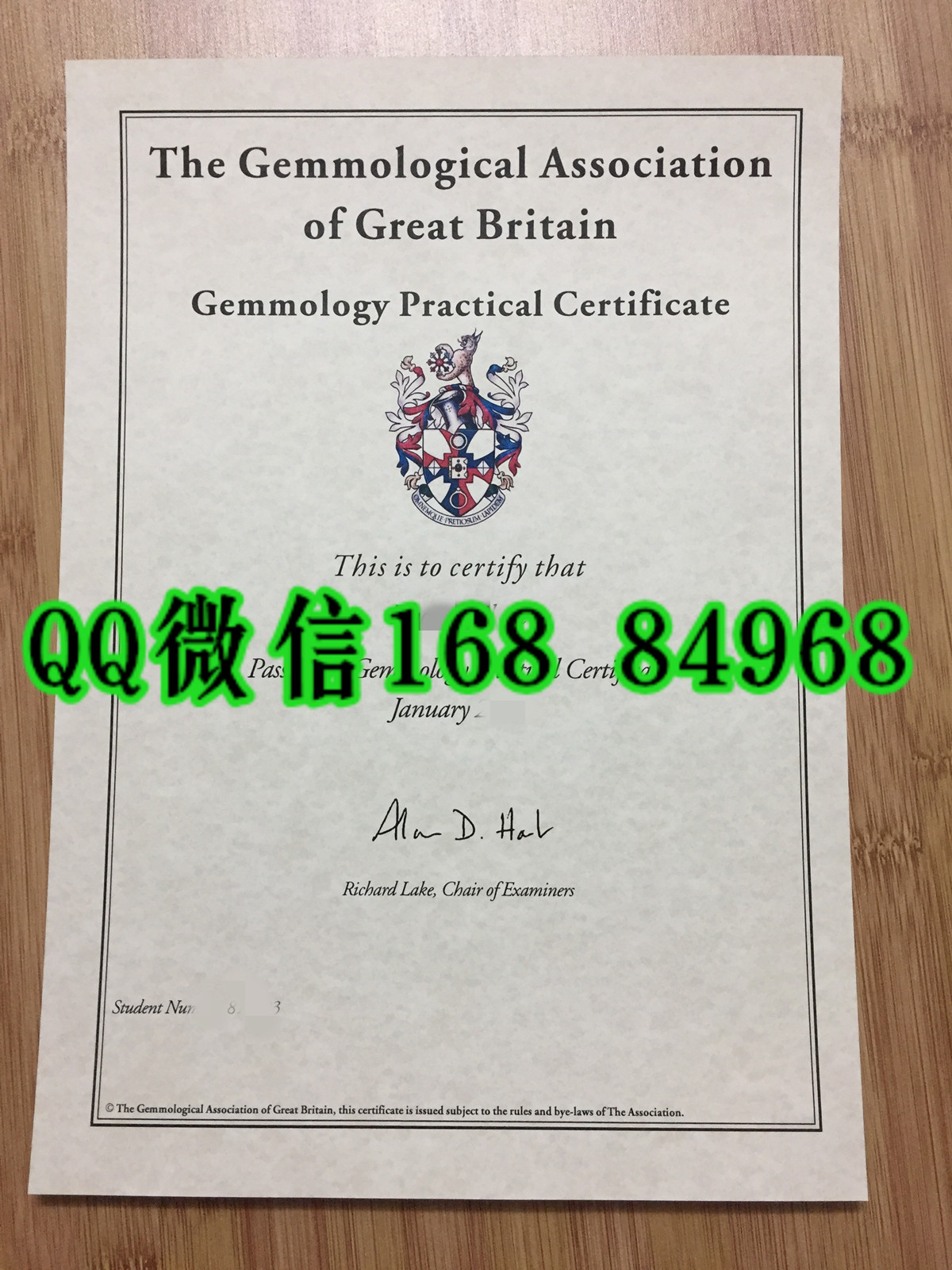 FGA证书,英国宝石协会The Gemmological Association of Great Britain珠宝鉴定师