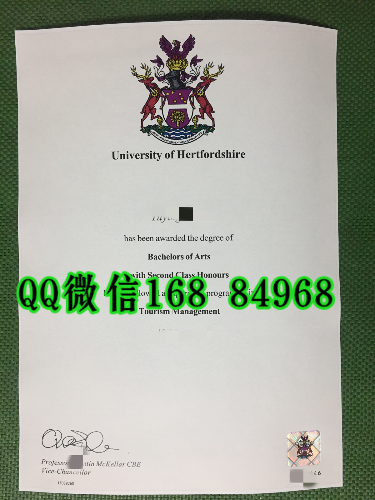 英国大学毕业证，hertfordshire university degree，补办英国赫特福德大学毕业证