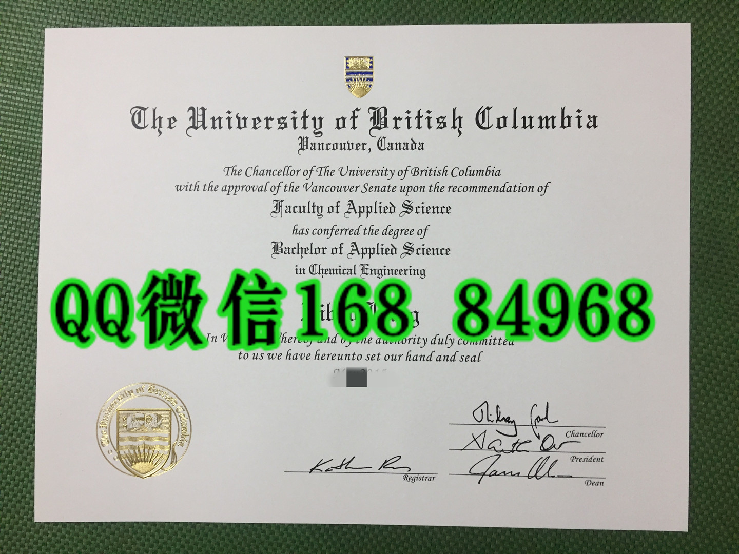 加拿大UBC大学毕业证，不列颠哥伦比亚大学University of British Columbia diploma degree