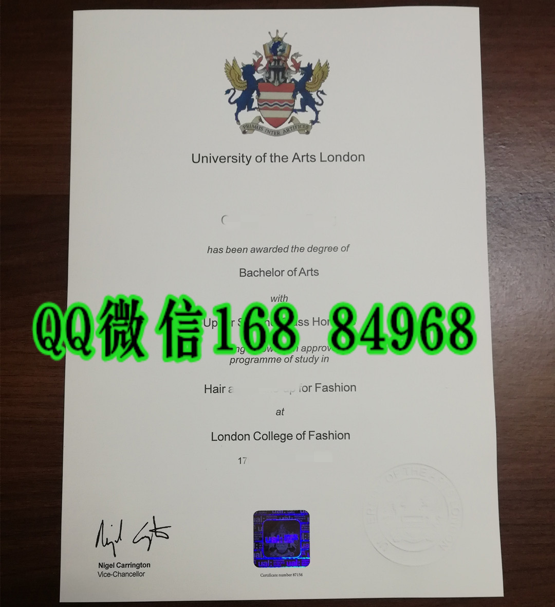 伦敦艺术大学毕业证补办，英国UAL大学文凭成绩单留学材料在线订购