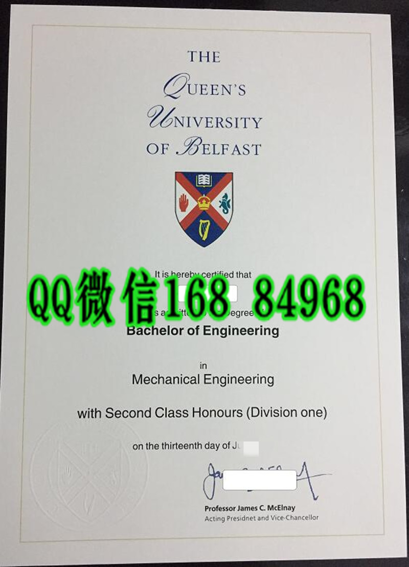 英国贝尔法斯特女王大学毕业证成绩单留信认证，英国大学毕业证成绩单留信网认证