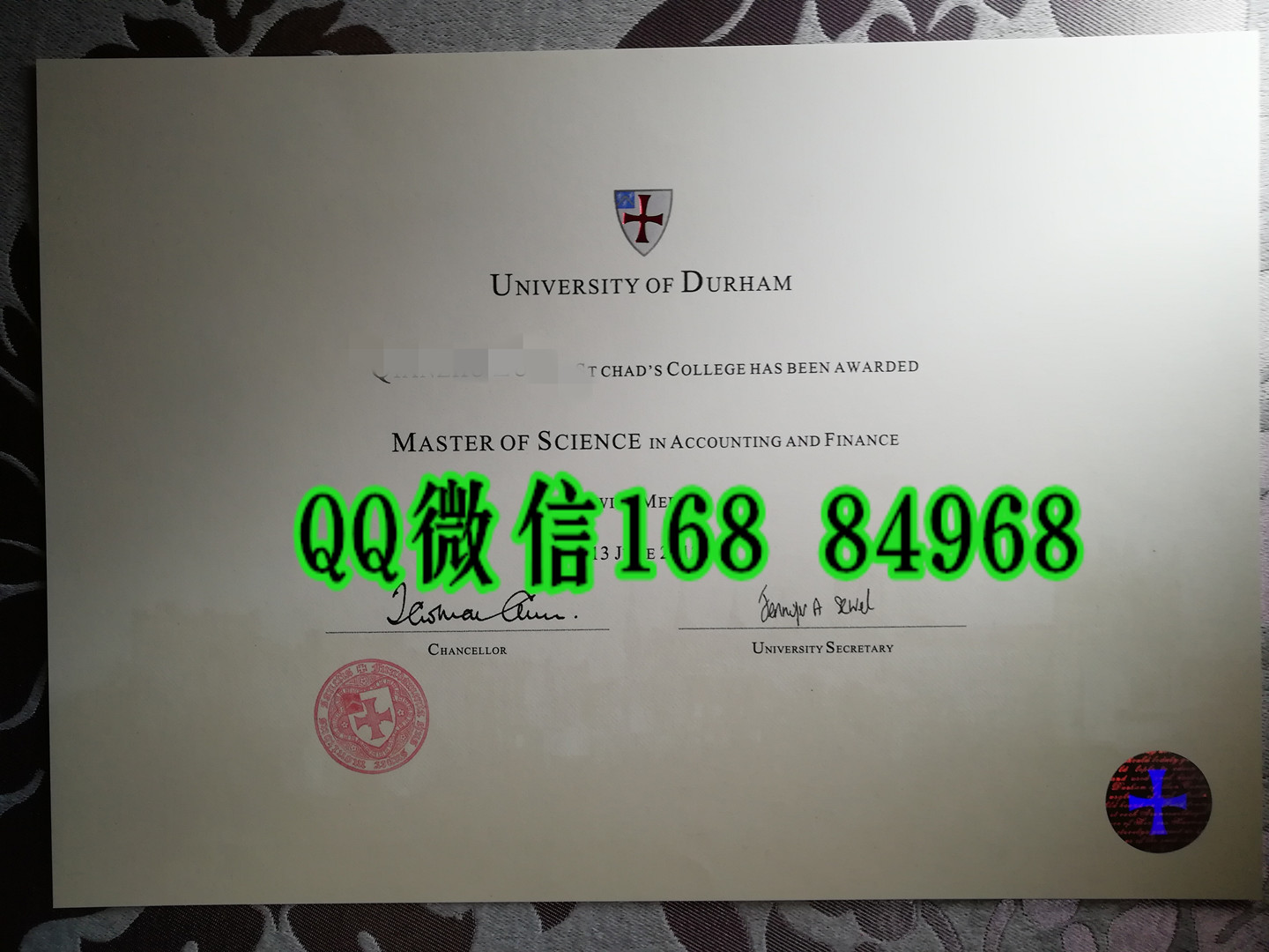 案例分享：英国杜伦大学毕业证成绩单，University of Durham diploma degree