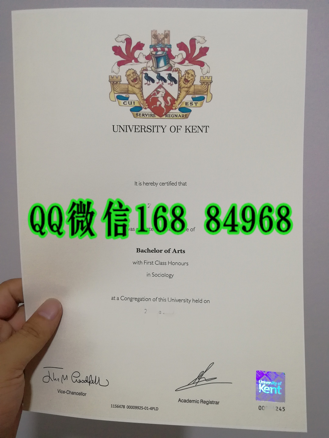 英国肯特大学毕业证学位证，英国肯特大学文凭留信网认证
