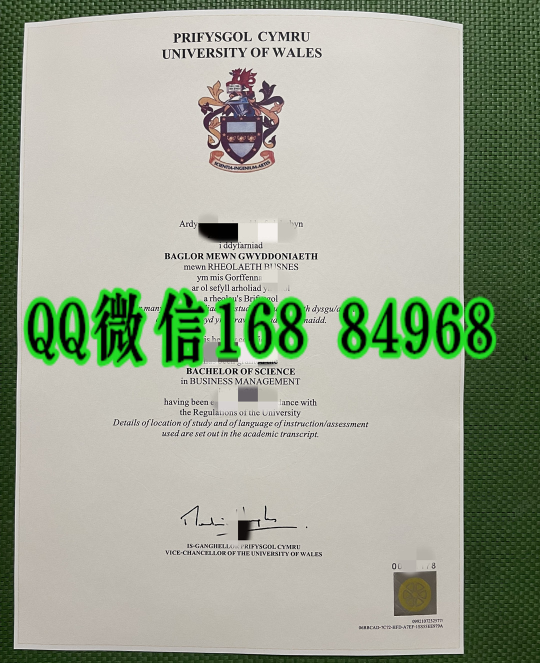 英国威尔士大学毕业证成绩单，university of wales diploma degree