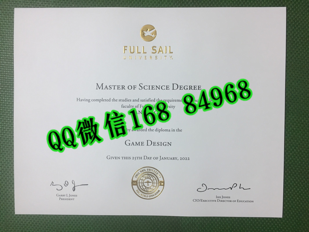 美国福赛大学毕业证成绩单，Full Sail University diploma certificate