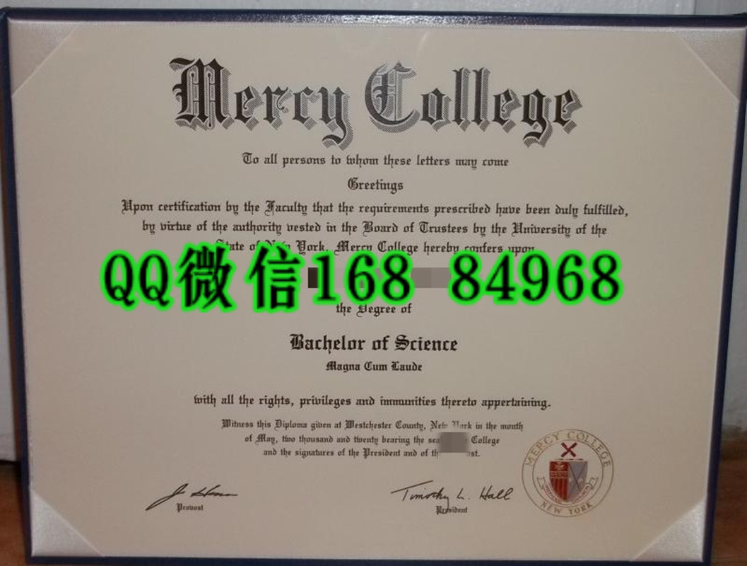 美国默西学院毕业证成绩单，Mercy College diploma