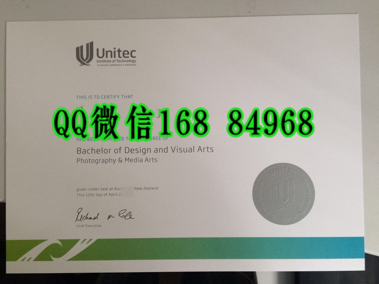 新西兰UNITEC大学毕业证学位证，新西兰UNITEC理工学院毕业证范例