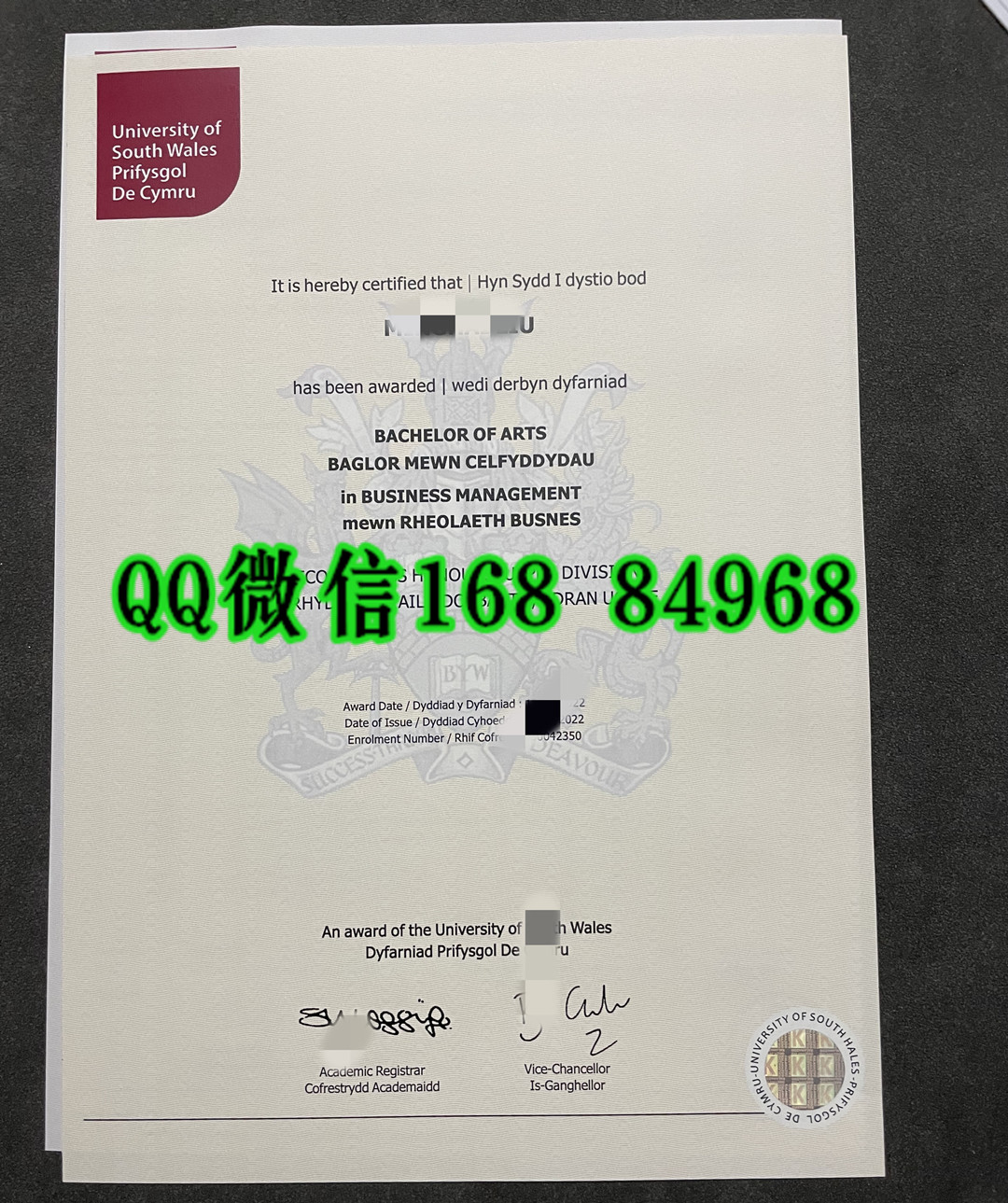 英国南威尔士大学university of south wales毕业证，university of south wales diploma degree