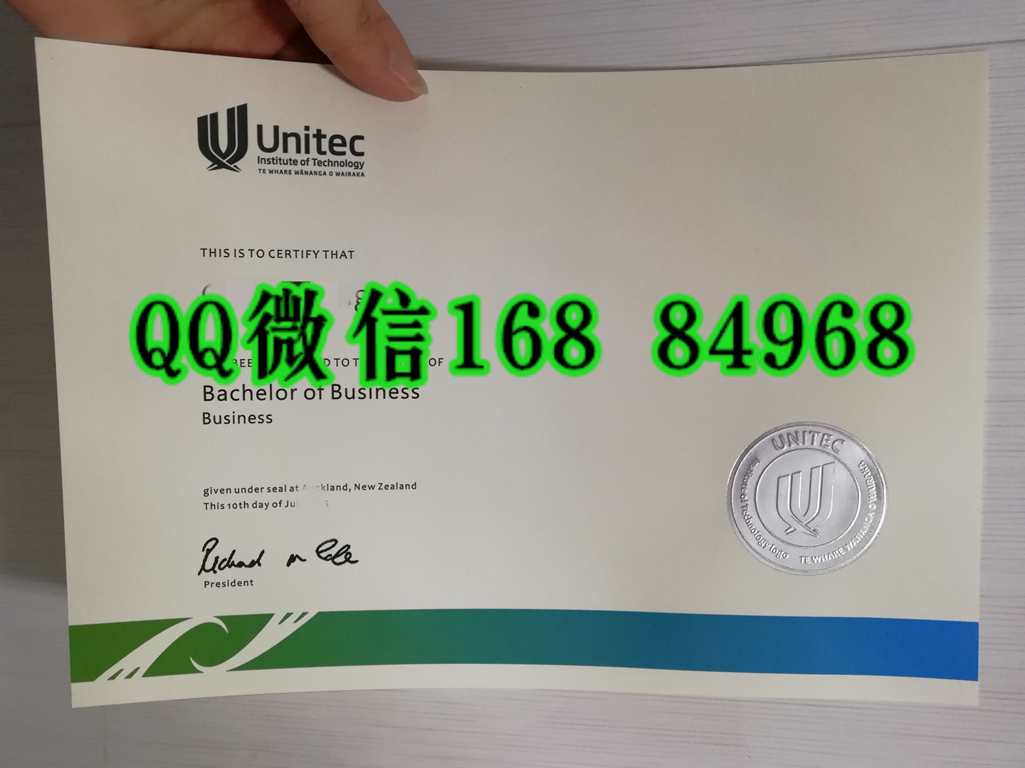新西兰UNITEC大学毕业证学位证，新西兰UNITEC理工学院毕业证范例