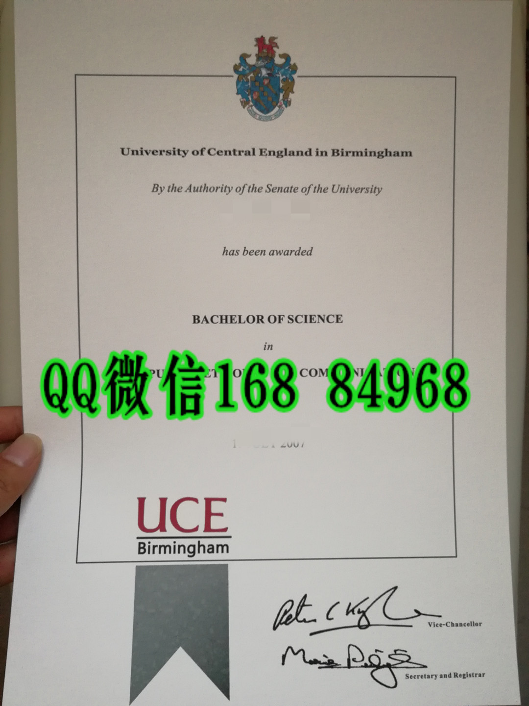 伯明翰中英格兰大学毕业证,英国UCE大学文凭,University of Central England Birmingham diploma degree