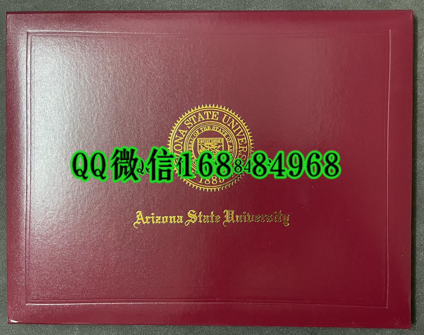 美国亚利桑那州立大学毕业证外壳，Arizona State University diploma Cover
