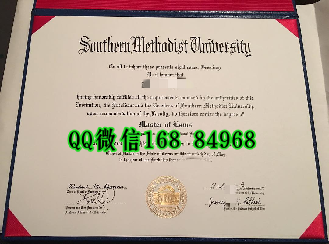 美国南卫理公会大学毕业证Southern Methodist University  diploma,美国SMU大学学位案例