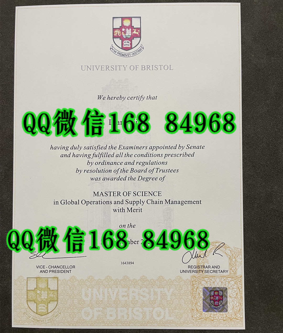 英国布里斯托大学毕业证，英国bristol大学学位证University of Bristol degree