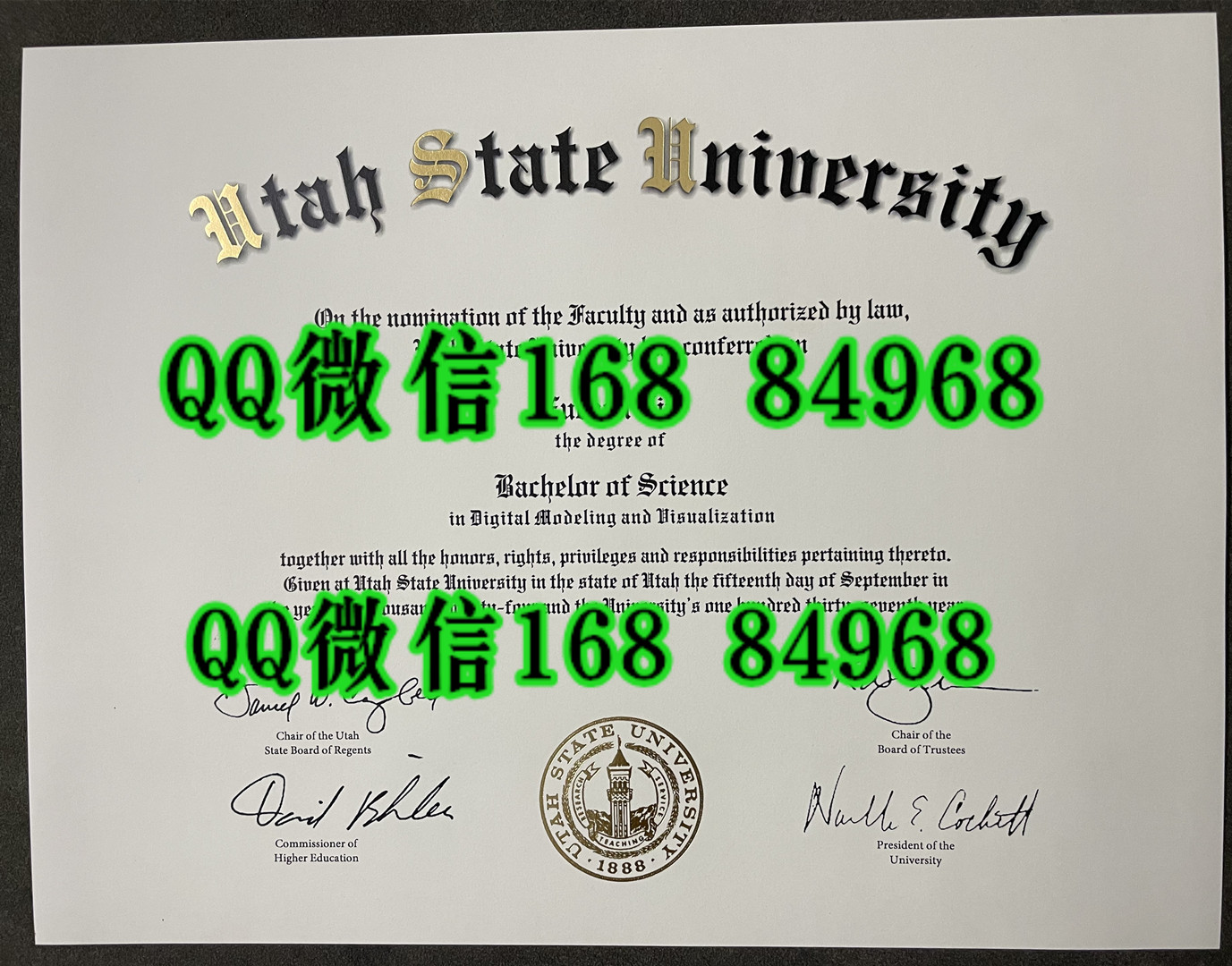 美国犹他州立大学毕业证学位证，utah state university diploma degree