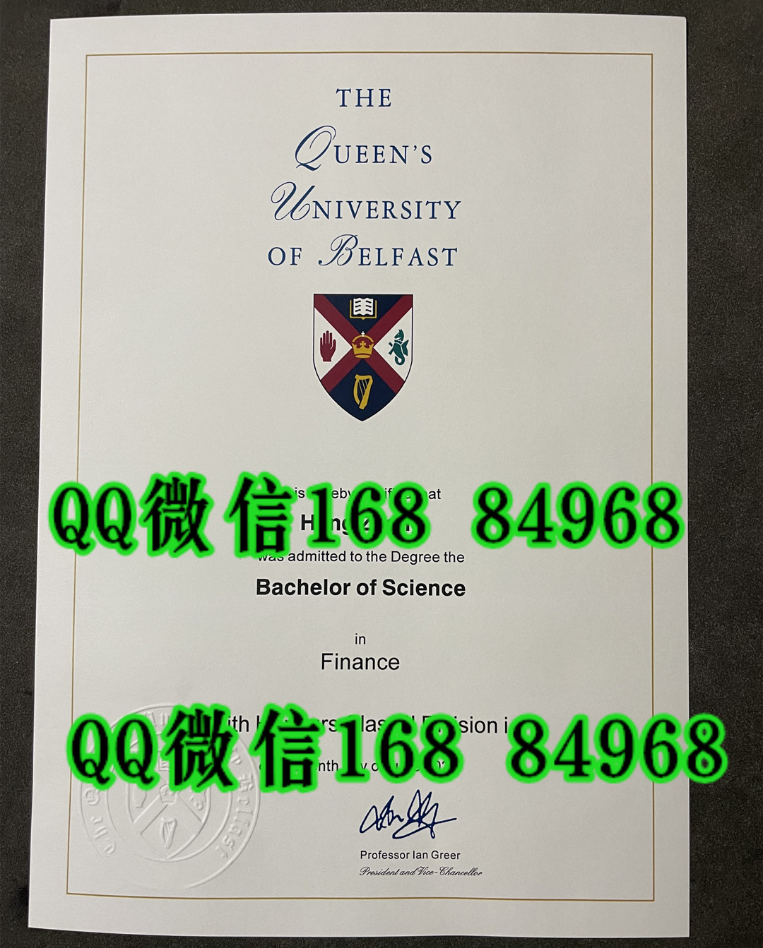2025年英国贝尔法斯特女王大学毕业证学位证，Queen's University Belfast degree