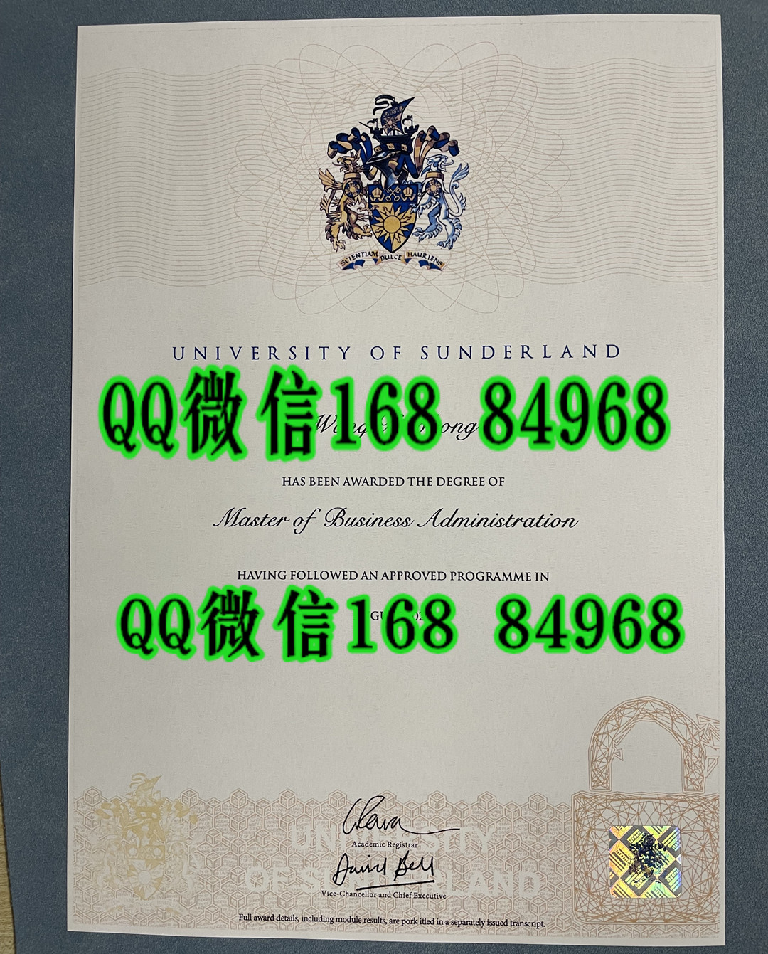 新版本：英国桑德兰大学毕业证学位证防伪，University of Sunderland diploma degree
