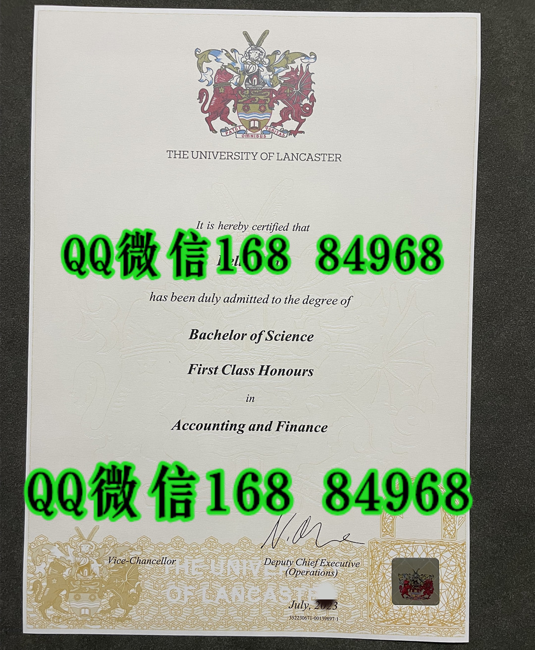 英国兰卡斯特大学会计金融专业理学士学位毕业证，lancaster university degree BSC in accounting and finance