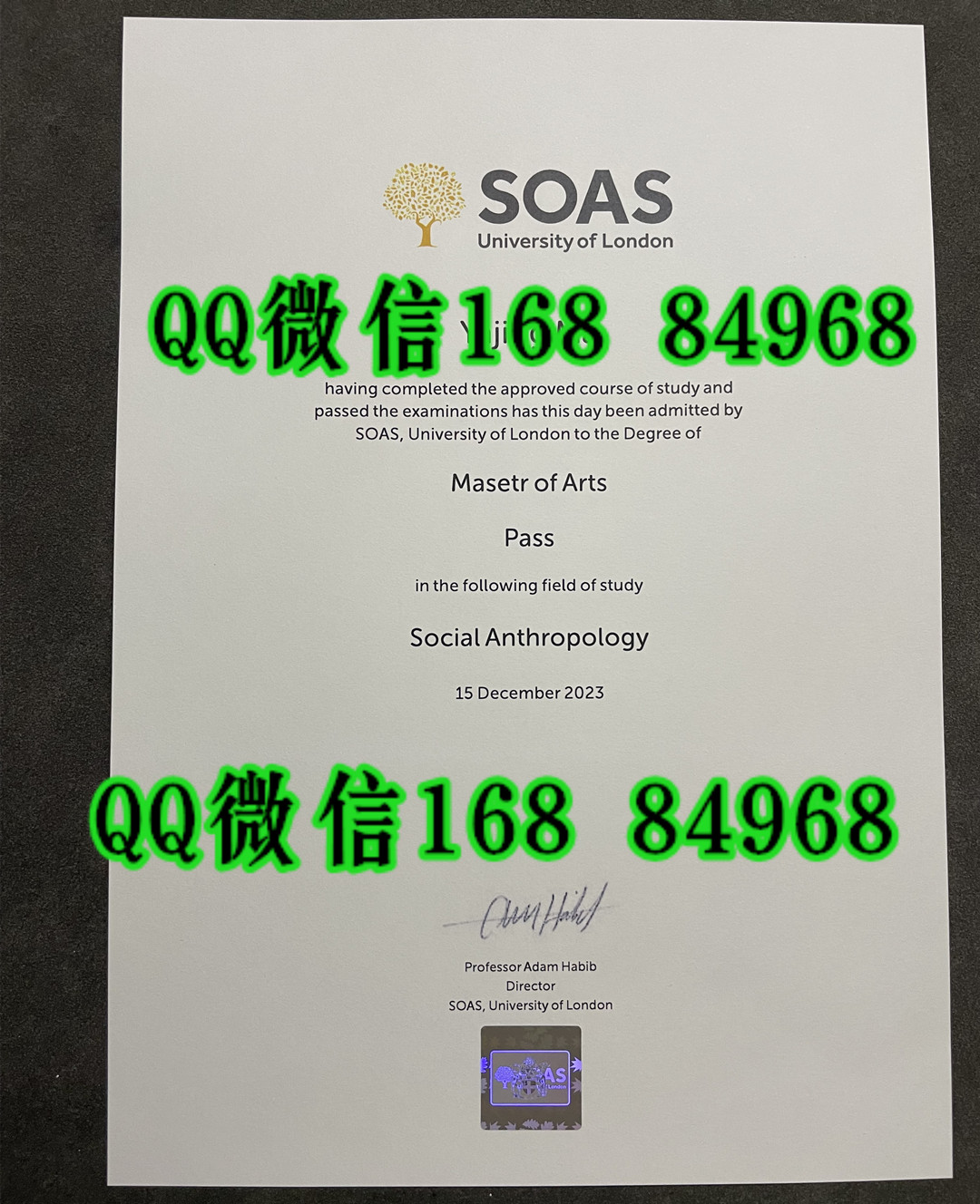 定制伦敦大学亚非学院毕业证学位证，School of Oriental and African Studies diploma degree