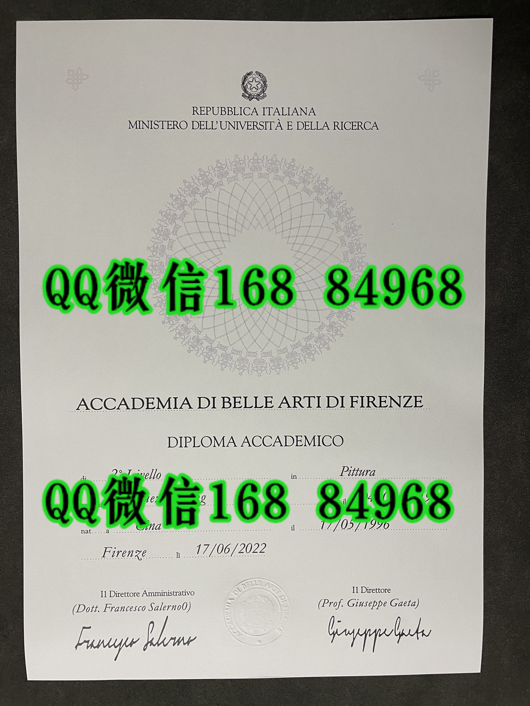 意大利佛罗伦萨美术学院毕业证学位证,Accademia di Belle Arti di Firenze diploma degree
