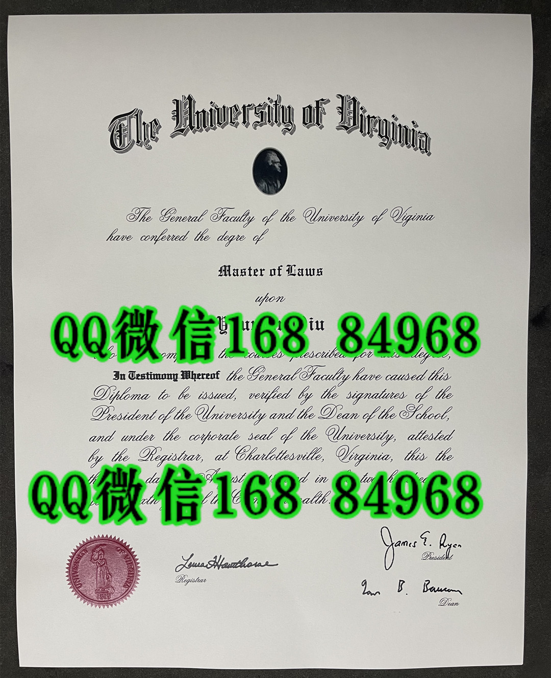 美国弗吉尼亚大学毕业证学位证,University of Virginia diploma degree