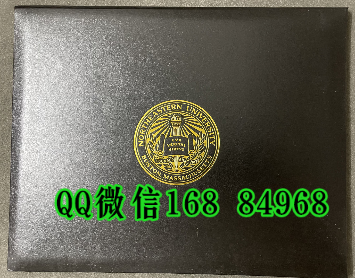 美国东北大学毕业证外壳,美国大学毕业证外壳,Northeastern University diploma Cover